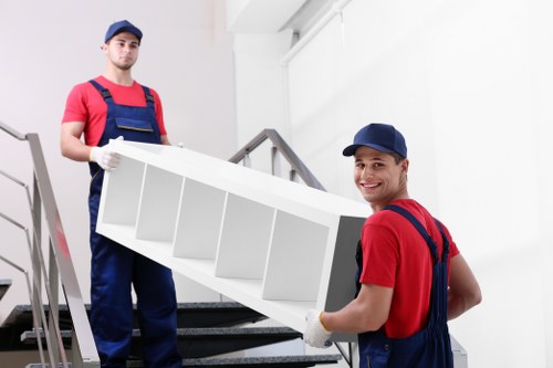 Ready-to-return furniture stored safely and neatly