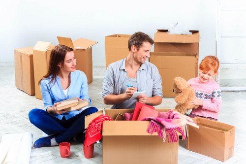 Customer reviewing Kew Storage booking terms and service agreement