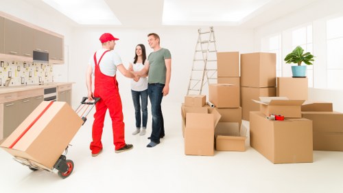 Modern storage environment at Kew Storage with practical organization