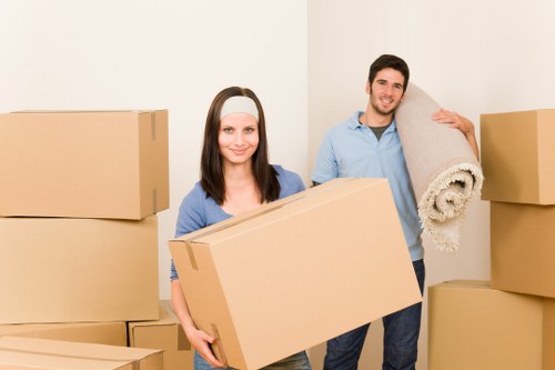 Storage units and packed belongings for Kew storage
