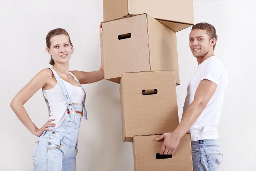 Fragile household items prepared for local removals