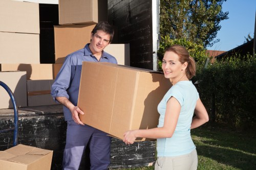 Professional packing supplies ready for a Kew move